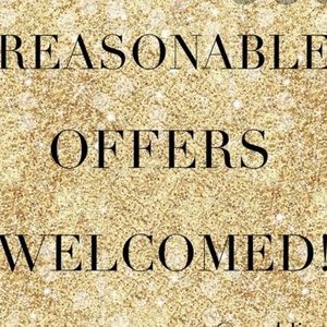 Reasonable offers welcome !